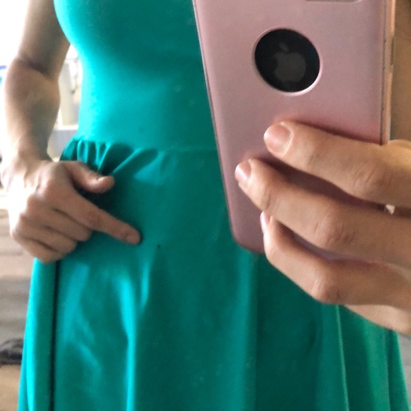 American apparel green halter dress - Picture 4 of 4